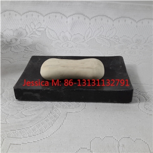 Rectangular Black Marble Soap Dish /Rectangular Shape Black Marble Soap Holder