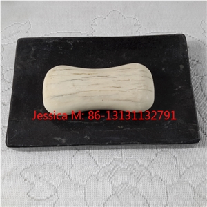 Rectangular Black Marble Soap Dish /Rectangular Shape Black Marble Soap Holder