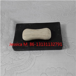 Rectangular Black Marble Soap Dish /Rectangular Shape Black Marble Soap Holder