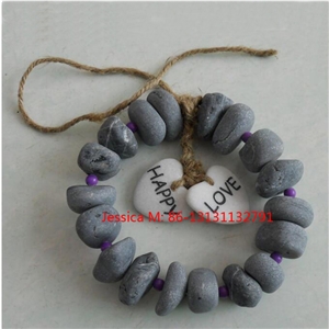 Small Pebble Hanging Heart