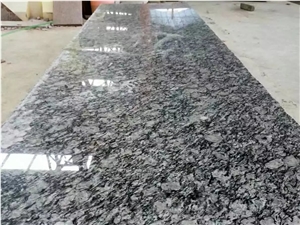 China Surf White Wave Flower White Granite Polished Slabs Tiles