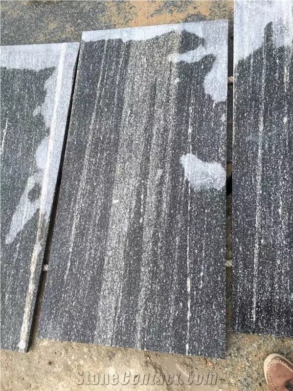 G302 Nero Santiago Fantasy Grey Wood Vein Neu Lavendel Landscape Grey Landscape Green Granite Tiles