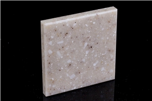 Light Yellow High Quality Man-Made Acrylic Solid Surface Sheet Bm6605