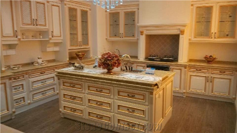 Light Yellow Natural Texture Artificial Stone for Home Decoration G115