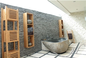 Basalt River Stone Carved Bath Tubs, Indonesia River Stone Carved Bathtubs, Grey River Stone Bathtubs
