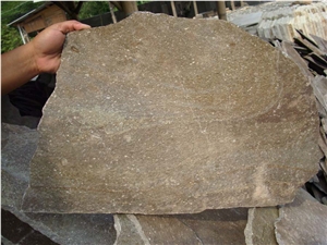 Java Brown Slate Flagstone Tiles, Indonesia Flagstone Brown Slate Wall Tiles, Brown Slate Floor Tiles
