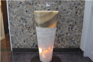 Onyx Wash Basin, Indonesia Onyx Wash Basin, Indonesia Round Onyx Pedestal Wash Basins Onyx Wash Basin, Indonesia Onyx Wash Basin, Indonesia Round Onyx Pedestal Wash Basins