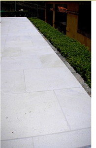 White Sandstone Paving Tiles & Slabs, White Palimanan Sandstone Tiles, Indonesia Sandstone Exterior Floor Tiles
