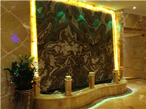 Coffe Onyx Slabs & Tiles, Brown Onyx Slabs & Tiles
