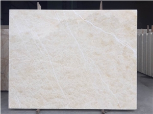 Snowflack Onyx Slabs & Tiles, China Beige Onyx