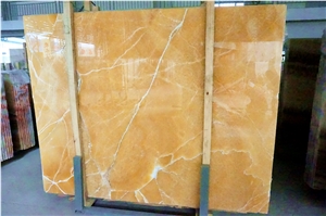 Yellow Onyx Stone Slabs & Tiles, Naranja Yellow Onyx
