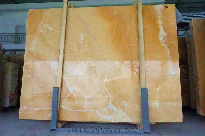 Yellow Onyx Stone Slabs & Tiles, Naranja Yellow Onyx