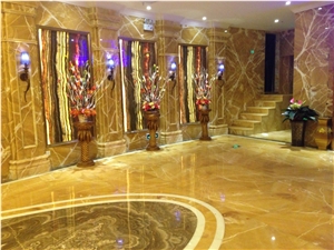 Yellow Onyx Stone Slabs & Tiles, Naranja Yellow Onyx