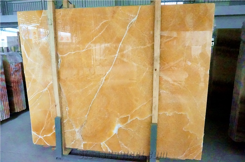 Yellow Onyx Stone Slabs & Tiles, Naranja Yellow Onyx Slabs & Tiles