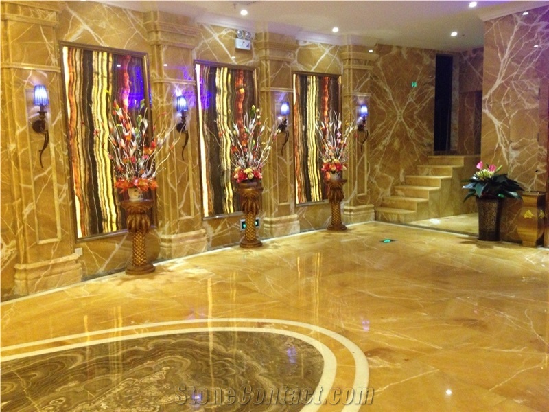 Yellow Onyx Stone Slabs & Tiles, Naranja Yellow Onyx Slabs & Tiles
