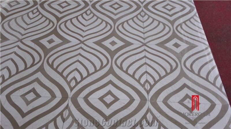 European Luxury Marble Flooring Tile Composite Marble Medallion