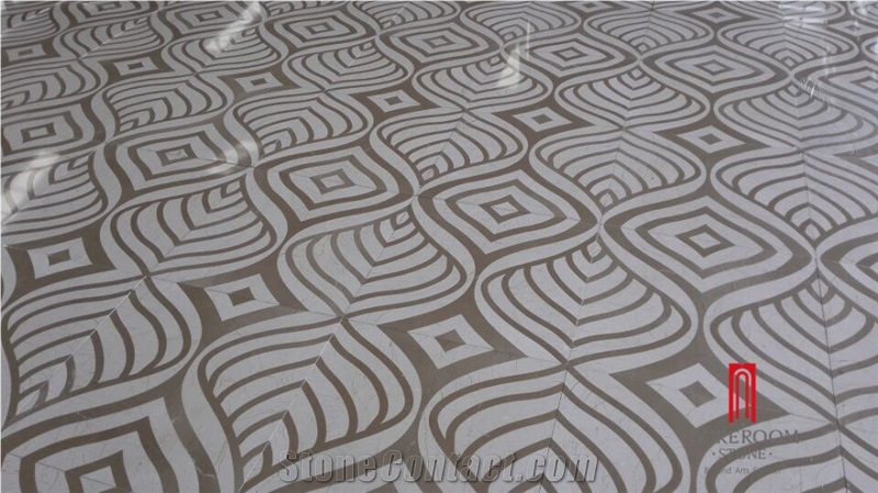 European Luxury Marble Flooring Tile Composite Marble Medallion