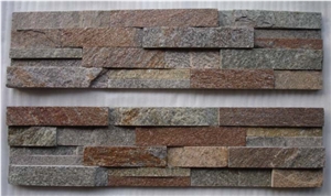 Rusty Quartzite Ledges Stone, Quartzite Cultured Stone Wall Cladding