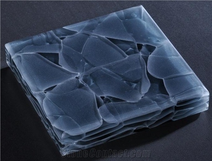 Techno Jade Translucent Glass/Light Transmitted Jade Glass Stone Slab