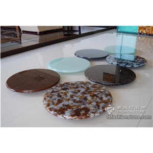 Techno Jade Translucent Glass/Light Transmitted Jade Glass Stone Slab