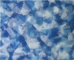 Techno Jade Translucent Glass/Light Transmitted Jade Glass Stone Slab