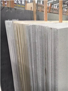 Engineered Artificial Quartz Stone Tile & Slab in Sparkling White Crystals Wholesale in Guangdong