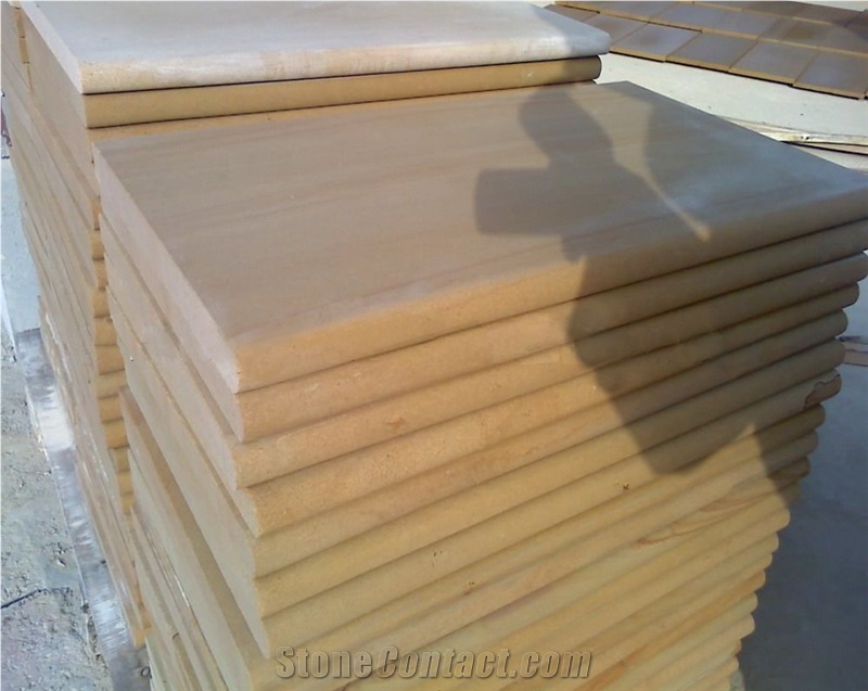 China Beige/Yellow Sandstone Pool Coping Deck Pavers, Wood Vein Sandstone Pool Coping Deck Pavers, Swimming Pool Decks, Bullnose Pool Coping