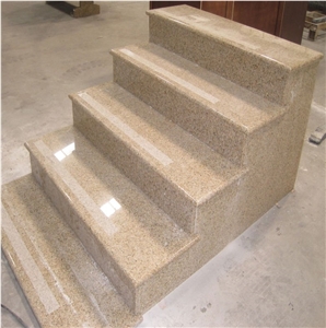 G682 Granite Honed Steps & Risers,Sunset Gold Step, Tread, G682 Riser G682 Granite Honed Steps & Risers,Sunset Gold Step, Tread, G682 Riser