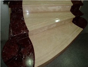 G682 Granite Honed Steps & Risers,Sunset Gold Step, Tread, G682 Riser