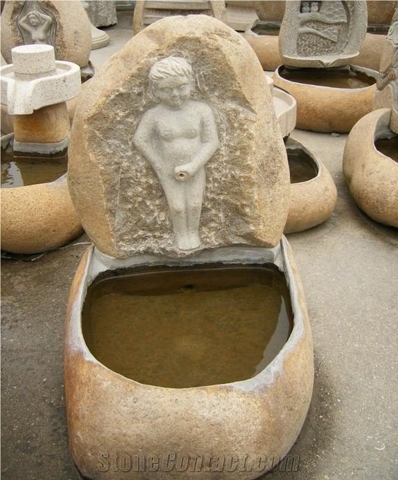 Stone Carved, Granite Modern Water Fountain Garden Fountain,Garden Water Fountains