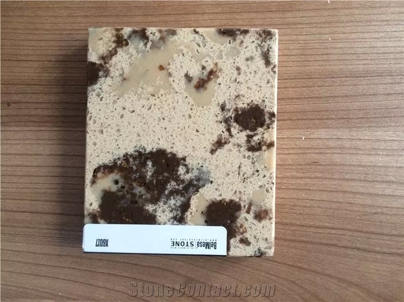 Engineered Quartz Stone Slabs -Brown Quartz