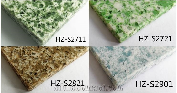 Engineered Quartz Stone Slabs -Multi Color Quartz13