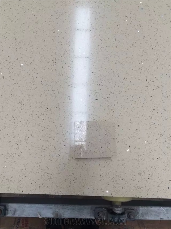Shinny White Quartz Stone Slab/Quartz Stone Slab/Engineered Stone Slab/Artificial Stone/Solid Surface Top/Silestone