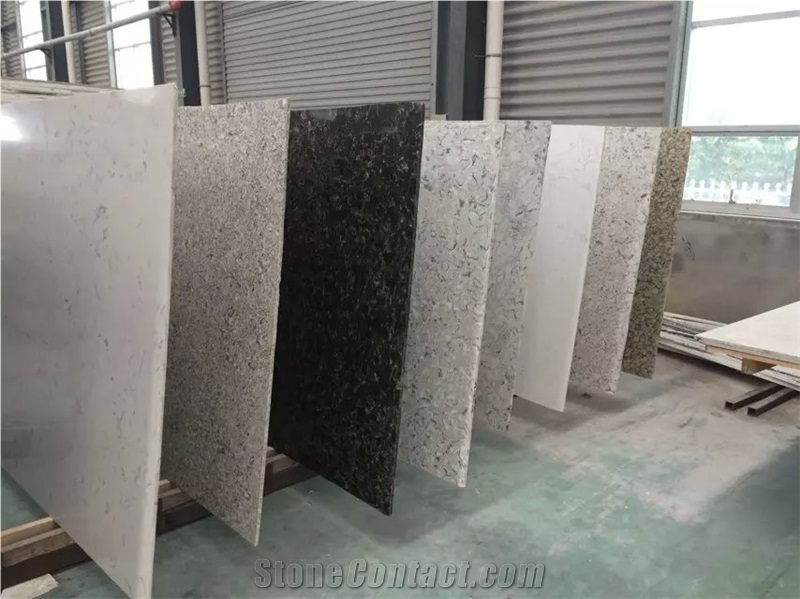Shinny White Quartz Stone Slab/Quartz Stone Slab/Engineered Stone Slab/Artificial Stone/Solid Surface Top/Silestone