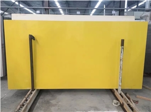 Yellow Quartz Stone Slabs, Engineered Stone Countertops, Artificial Quartz Stone Slabs