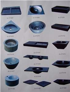 China Blue Limestone Water Basin,Vanity Top and Counter Tops