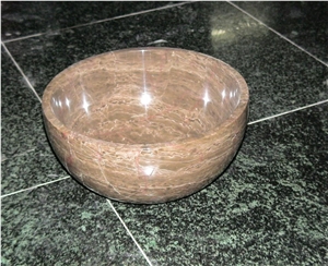 Decorative Marble Polished Square Water Basin in Bathroom ,Marble Wash Sink in Kitchen