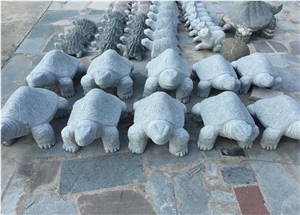 Natural Stone Hand Carved Turtle , Natural Stone Carved Animals for Landscaping ,Garden and Outdoor Decoration