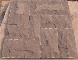 Red Sandstone Mushroom Cladding Stone , Sandstone Mushroom Wall Stone