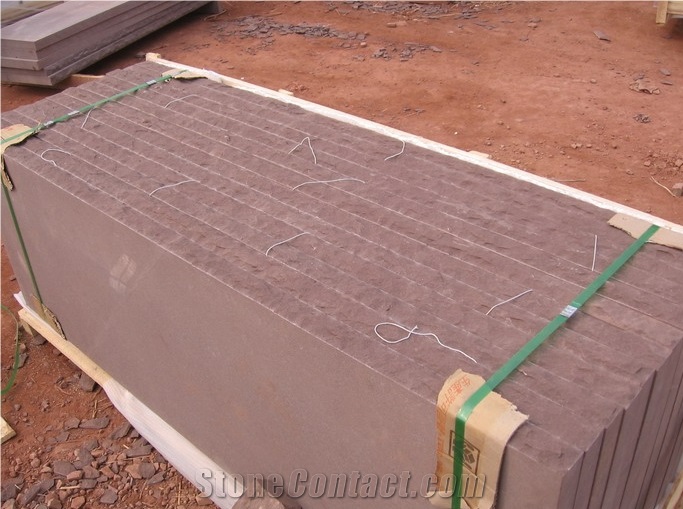 Red Sandstone Natural Split Wall Stone Tiles, Sandstone Border Stone