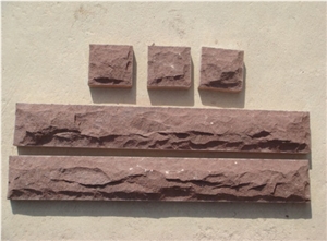 Sandstone Mushroom Cladding Wall Stone , Wall Stone Cladding Tiles