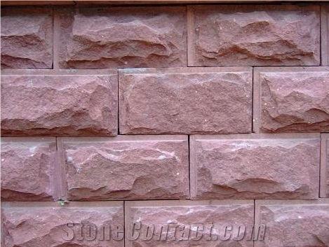 Sandstone Mushroom Cladding Wall Stone , Wall Stone Cladding Tiles