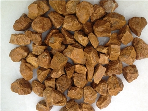 Yellow Sandstone Crushed Gravel , Crushed Pebble Stone , River Stone
