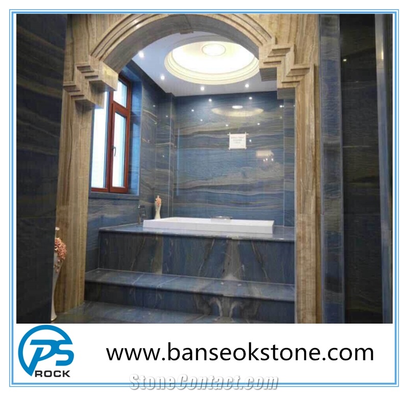 Top Quality Azul Macaubas Slabs & Tiles, Brazil Blue Quartzite