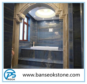 Top Quality Azul Macaubas Slabs & Tiles, Brazil Blue Quartzite
