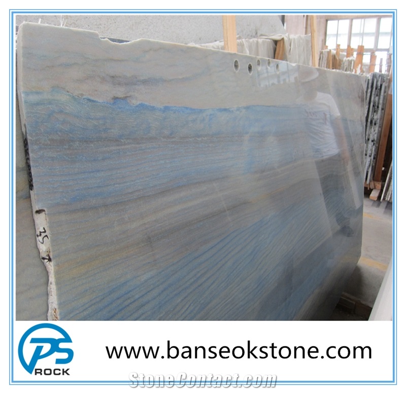 Top Quality Azul Macaubas Slabs & Tiles, Brazil Blue Quartzite