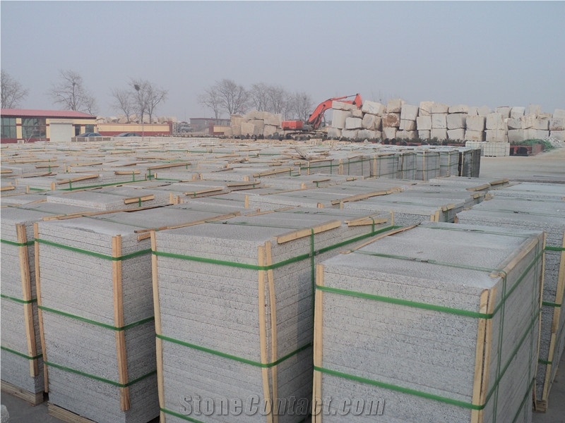 Cheap G383 Grey Granite Cobbles,Cubes,Paving Stone,Exterior Floor Paving Curbstone Flamed Anti-Slippery Surface