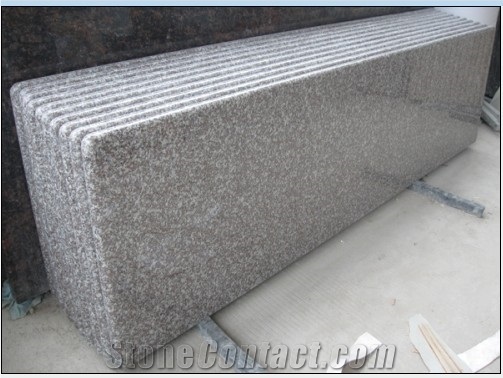 Cheap G664 Pink Granite Lowes Price Full Bullnose Floor Thickness 3cm Polished Grey Granite Stone Solid Surface Natural Stone Tiles
