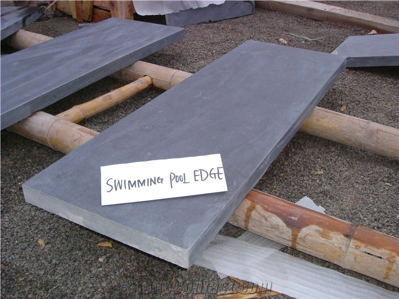 China Blue Limestone Pool Coping,Limestone Swimming Pool Edge,Stone Swimming Poolcoping,Swimming Pooledge,Natural Stone Poolcoping