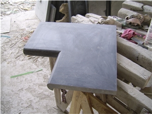 China Blue Limestone Pool Coping,Limestone Swimming Pool Edge,Stone Swimming Poolcoping,Swimming Pooledge,Natural Stone Poolcoping